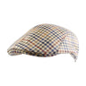 Wigens Statesman Modern Ivy Wool Check Ivy Cap in Light Camel #color_ Light Camel