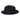 Wigens Classico 5 Rabbit Fur Felt Fedora in Black #color_ Black