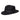 Wigens Executive Wool Fedora Made in Italy in Black #color_ Black