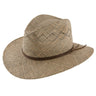 Stetson Dove Mountain Seagrass Straw Fedora in Wheat #color_ Wheat