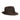 Borsalino Damiano in Dark Brown Marengo Felt Fedora Made in Italy in #color_