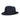 Borsalino Damiano Marengo in Blueberry Felt Fedora Made in Italy in Blueberry #color_ Blueberry