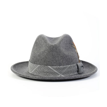 Montique Nighthawk Pinch Front Wool Fedora in #color_