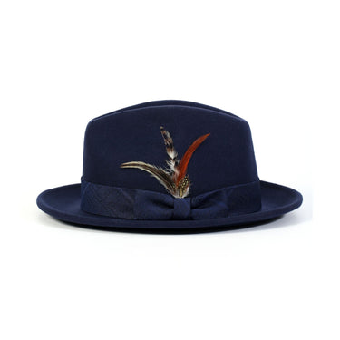 Montique Nighthawk Pinch Front Wool Fedora in #color_