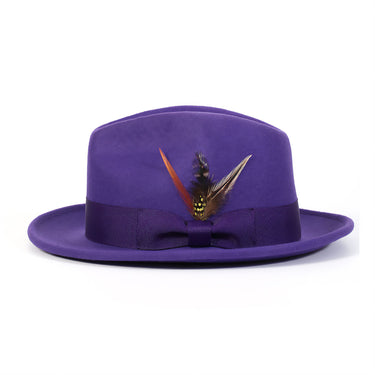 Montique Legacy Pinch Front Wool Fedora in #color_