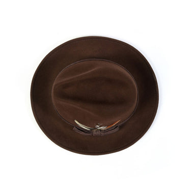 Montique Nighthawk Pinch Front Wool Fedora in #color_