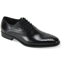 Giorgio Venturi Imperial Classic Brogue Oxford in Black #color_ Black