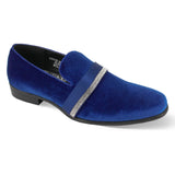 After Midnight 6991 Velvet Smoker Slip-on Dress Shoe in Royal #color_ Royal