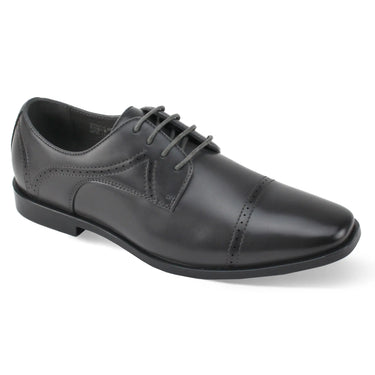 Antonio Cerrelli 7000 Wide Lace-Up Dress Shoes in Grey #color_ Grey