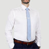 Arturo Modern Fit Dress Shirt in White Long Sleeve, No Pocket in White #color_ White