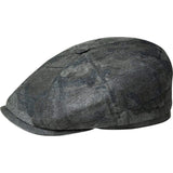 Bailey Almas Camo Flat Cap in Black #color_ Black