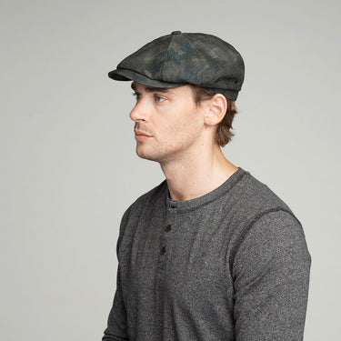 Bailey Almas Camo Flat Cap in #color_