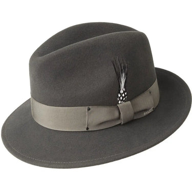 Bailey Blixen Wool LiteFelt® Fedora in Basalt #color_ Basalt