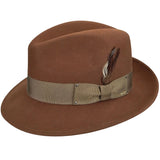 Bailey Blixen Wool LiteFelt® Fedora in Cognac #color_ Cognac