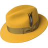 Bailey Blixen Wool LiteFelt® Fedora in Satin Brass #color_ Satin Brass