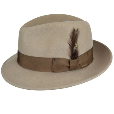 Bailey Blixen Wool LiteFelt® Fedora in Silverbelly #color_ Silverbelly