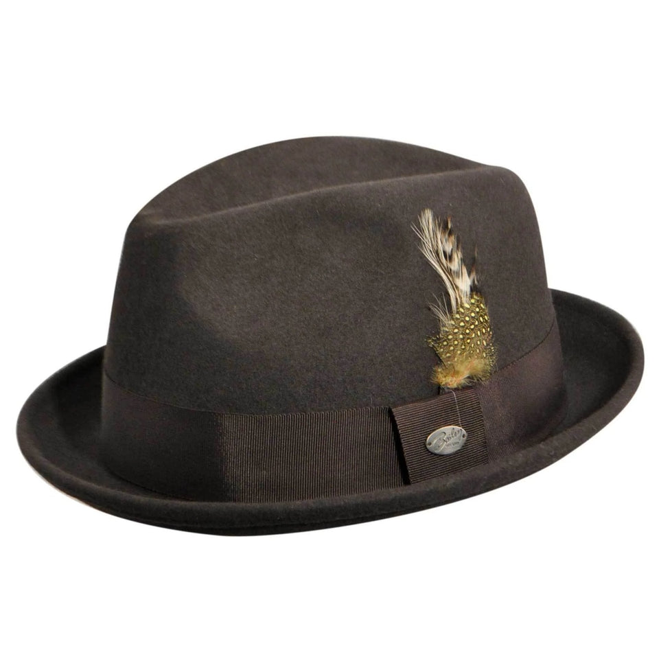 Bailey Cloyd Wool Felt Centerdent Trilby Hat