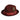 Bailey Cloyd in Oxblood Center Dent Wool Felt Fedora in Oxblood #color_ Oxblood