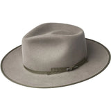 Bailey Colver Elite Finish Wool Wide Brim Fedora in Greige #color_ Greige