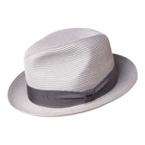 Bailey Craig Braided Fedora in Flint Gray #color_ Flint Gray