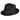 Bailey Criss Polished LiteFelt® Wool Fedora in Black #color_ Black