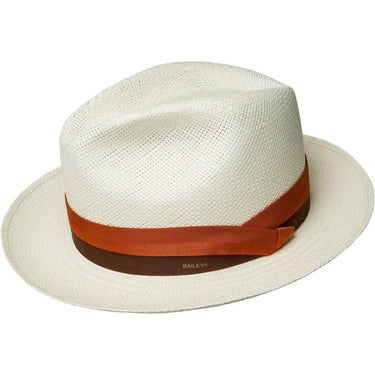 Bailey Cuban Genuine Panama Straw Fedora in Bleach #color_ Bleach