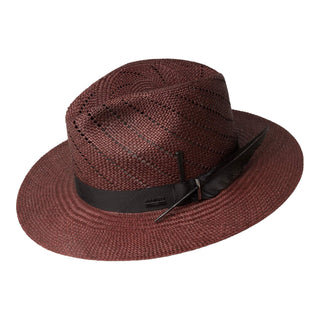 Bailey Keats Toquilla Palm Straw Fedora in Java Bean #color_ Java Bean