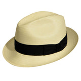 Bailey Lando Straw Fedora in Natural #color_ Natural