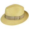 Bailey Lando Straw Fedora in Biscotti #color_ Biscotti