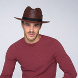 Bailey Stallworth Wide Brim Genuine Panama Fedora in #color_