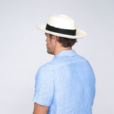 Bailey Tim Optimo Crown Wide Brim Straw Pork Pie in #color_