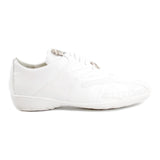 Belvedere Bene in White Genuine Ostrich & Soft Calf Sneakers in White #color_ White