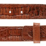 Belvedere Caiman Crocodile Belt in Antique Sport in Ant. Sport 44 #color_ Ant. Sport 44