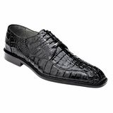 Belvedere Chapo in Black Caiman Alligator Oxfords in #color_