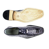 Belvedere Chapo in Navy Caiman Alligator Oxfords in #color_