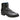 Belvedere Como in Black Genuine Ostrich & Italian Leather Boot in Black #color_ Black