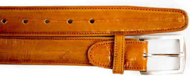 Belvedere Eel Belt in Camel in Camel 44 #color_ Camel 44