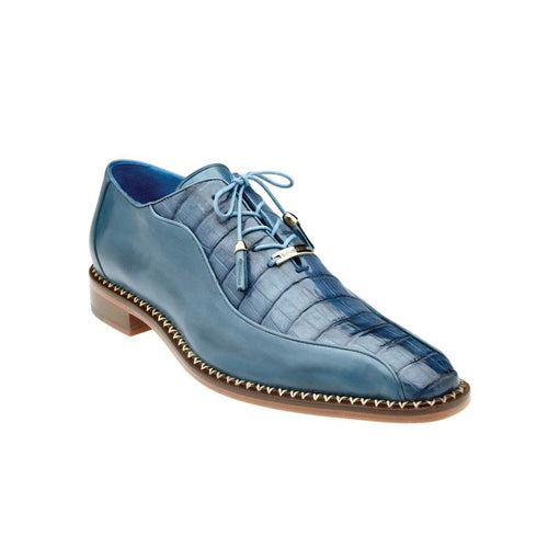 Blue discount crocodile shoes