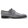 Belvedere Karmelo in Gray Genuine Lizard Oxfords in Grey #color_ Grey