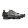 Belvedere Lando in Black / Grey Genuine Ostrich Leg & Italian Calf Sneakers in Black / Grey #color_ Black / Grey