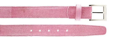 Belvedere Lizard Belt in Rose Pink in Rose Pink 44 #color_ Rose Pink 44