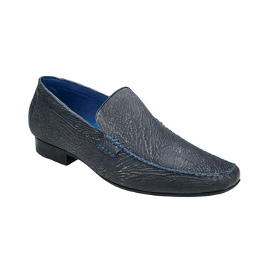 Belvedere Matteo in Blue Steel Genuine Shark Loafers in #color_