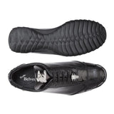 Belvedere Paulo in Black Genuine Ostrich & Soft Calf Sneakers in #color_