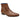 Belvedere Roger in Antique Brandy Genuine Ostrich Side Zipper Boot in #color_