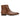 Belvedere Roger in Antique Brandy Genuine Ostrich Side Zipper Boot in Antique Brandy #color_ Antique Brandy