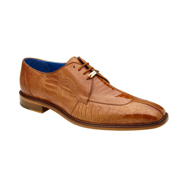 Belvedere Siena in Burned Amber Genuine Ostrich Leg Oxfords in #color_