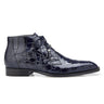 Belvedere Stefano in Navy Genuine Alligator Boots in #color_