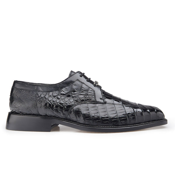 Belvedere Onesto Grey Ostrich & Crocodile Men's Oxford