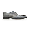 Belvedere Valter in Grey Genuine Caiman Croc & Lizard Oxfords in Grey #color_ Grey