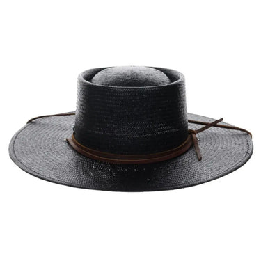 Biltmore Bella Wide Brim Handwoven Straw Gaucho in #color_